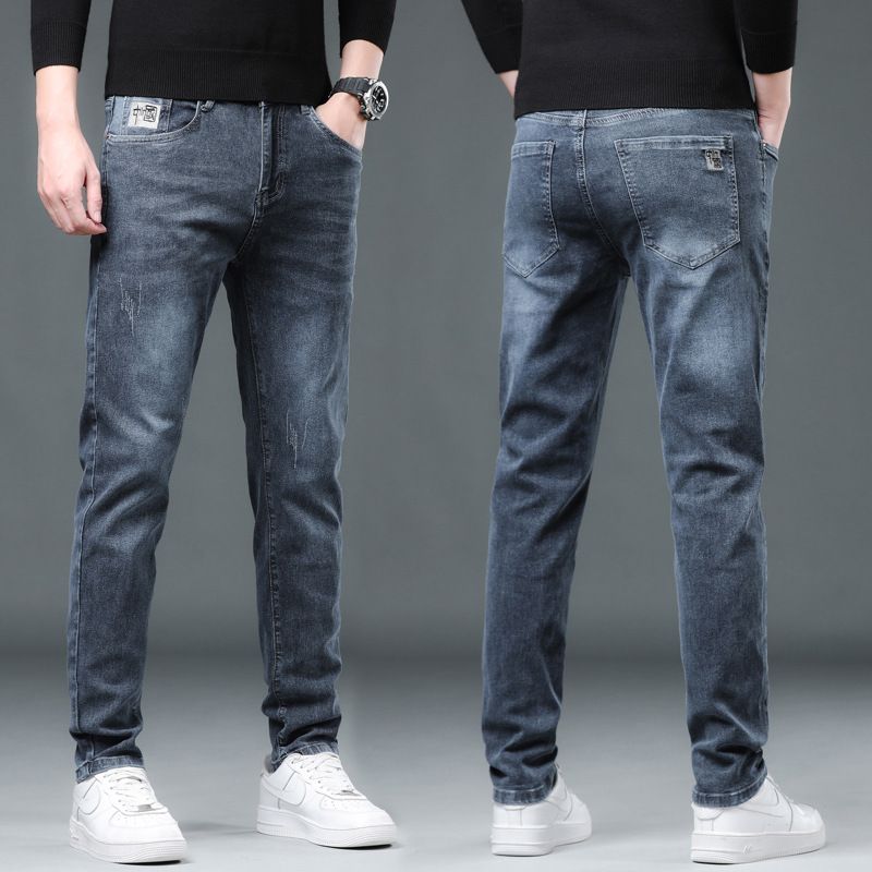 Mænds Jeans Loose Fit Small Feet Casual Bukser