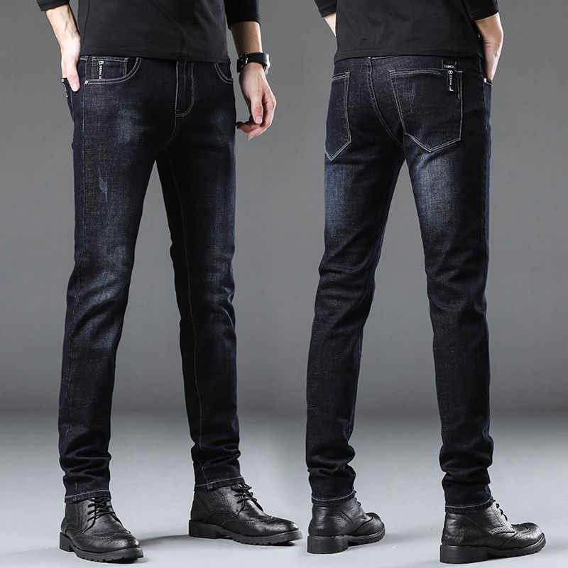 Mænds Jeans Loose Fit Small Feet Casual Bukser