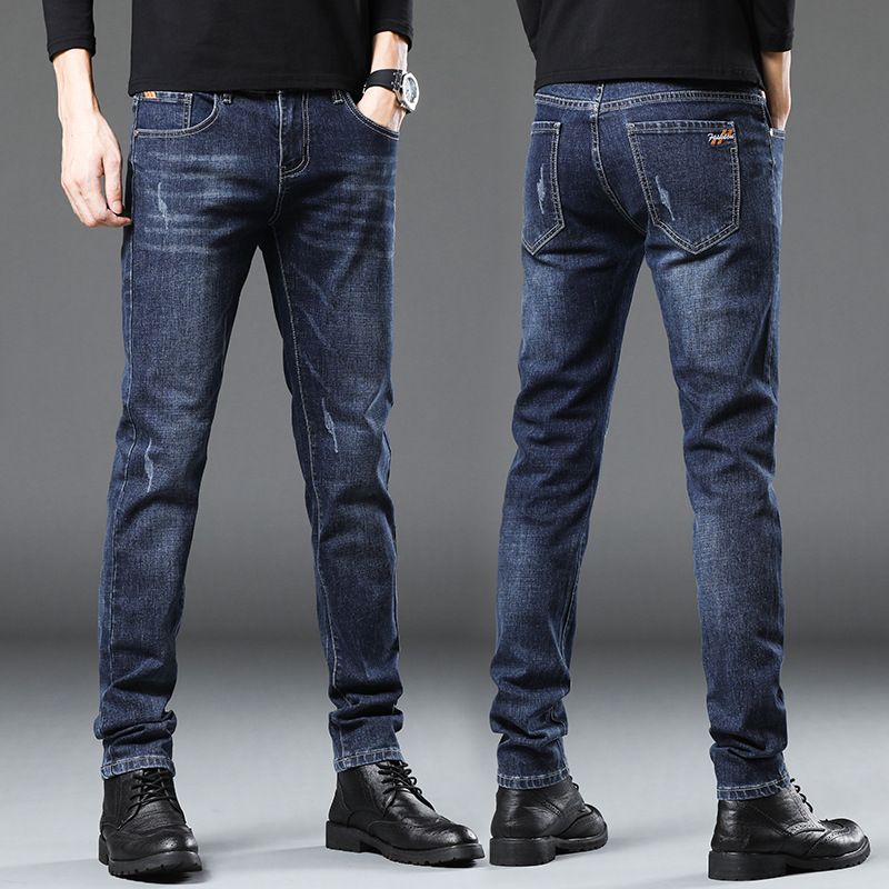 Mænds Jeans Loose Fit Small Feet Casual Bukser