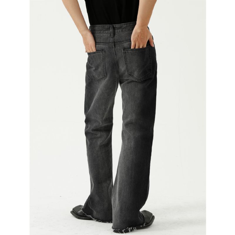 Mænds Kontrastfarvede Jeans