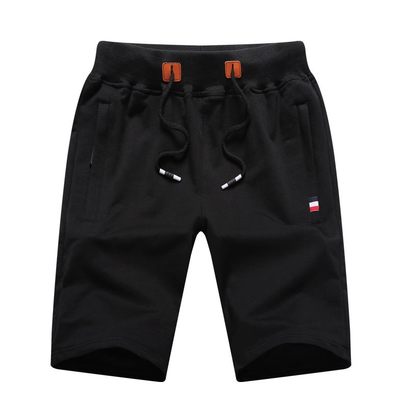 Mænds Sportsshorts Casual Løs Fem Point Tynd Strikket Løb