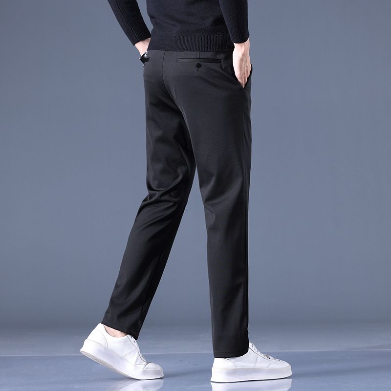 Mænds Stretch Casual Bukser Slim Fit Lige