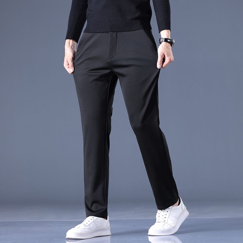 Mænds Stretch Casual Bukser Slim Fit Lige