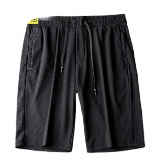 Mænds Sweatshorts Cropped Mesh Casual