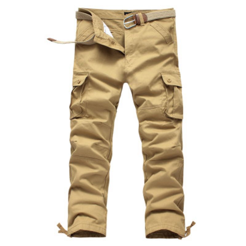 Multi-pocket Tooling Bukser Sportsbukser Mænds Løse Lige Slidbestandige Casual
