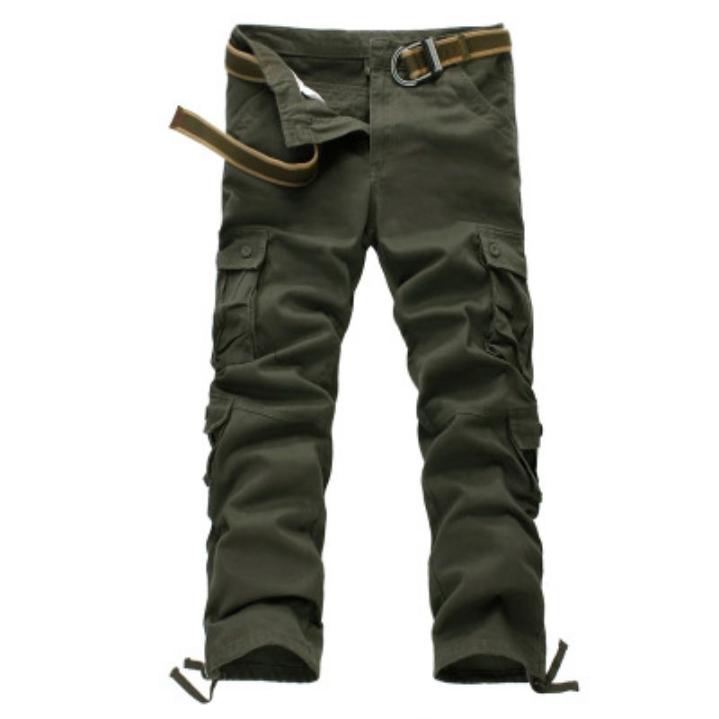 Multi-pocket Tooling Bukser Sportsbukser Mænds Løse Lige Slidbestandige Casual