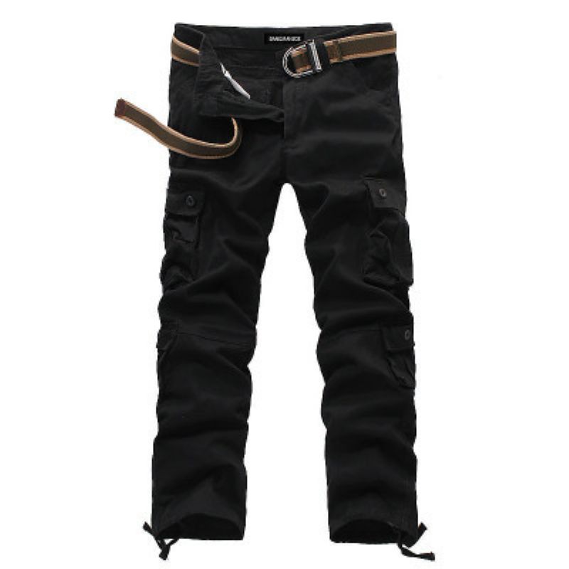 Multi-pocket Tooling Bukser Sportsbukser Mænds Løse Lige Slidbestandige Casual