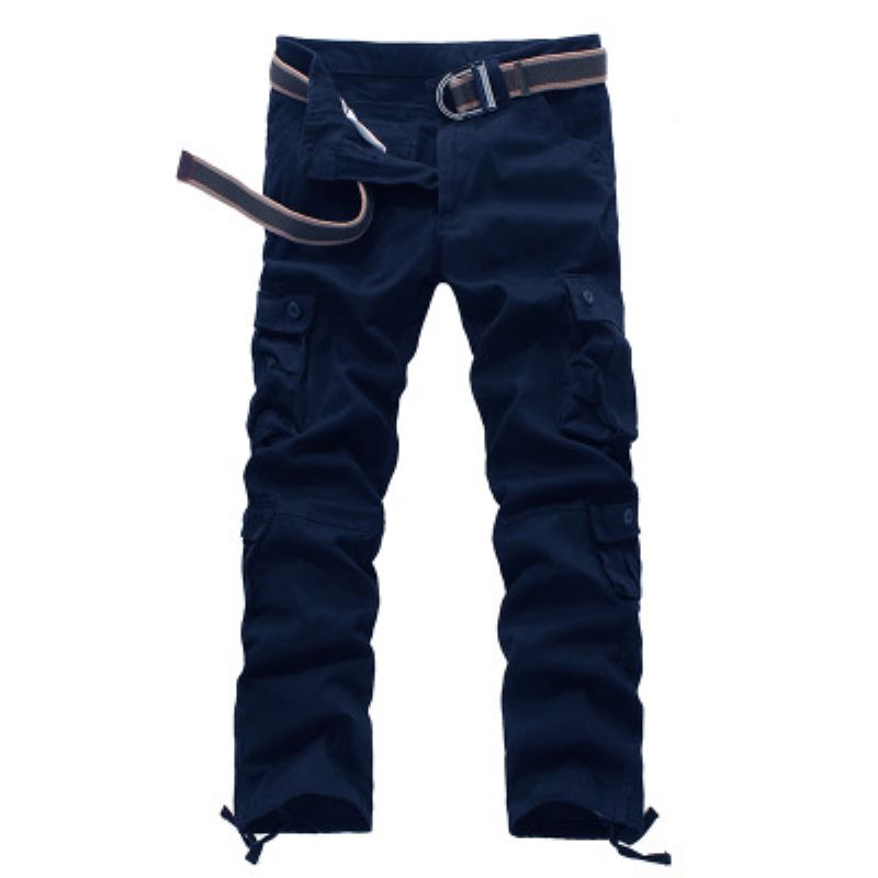 Multi-pocket Tooling Bukser Sportsbukser Mænds Løse Lige Slidbestandige Casual