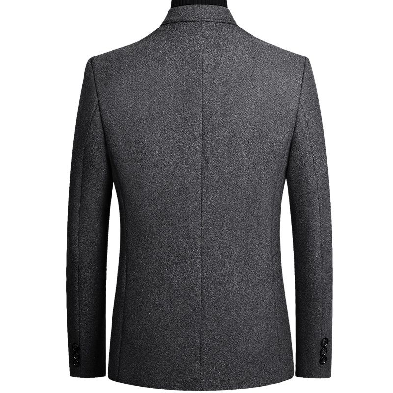Ny Jakke Business Casual Herre Blazere Enkelt Række To Knapper