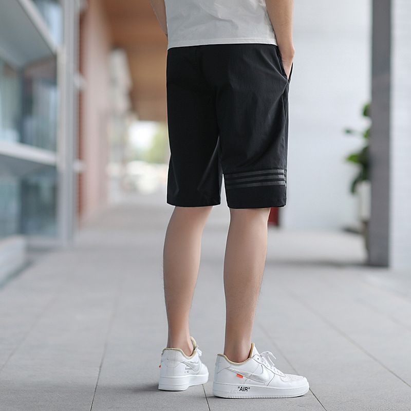 Nye Casual Shorts Til Mænd Trendy Fashion Stretch Åndbar Sport Fem Points