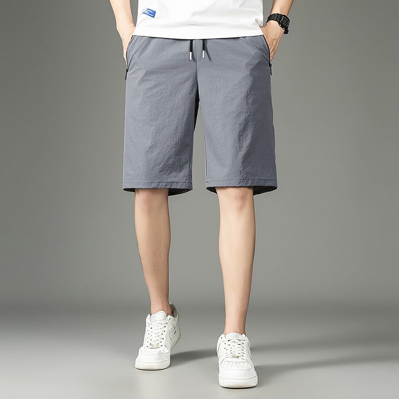 Nye Casual Shorts Til Mænd Trendy Fashion Stretch Åndbar Sport Fem Points