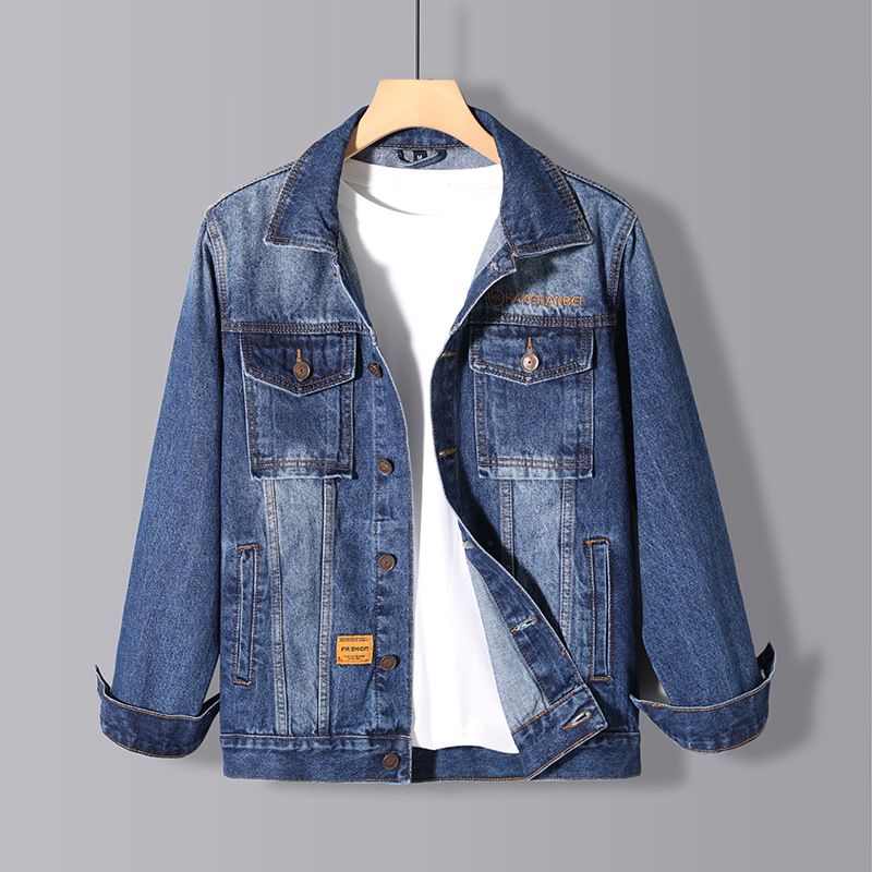 Overtøj Mænd Tynde Denim Jakker Trend