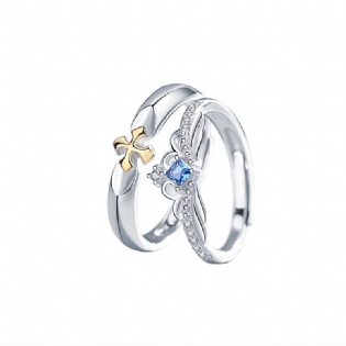 Par Ring Par Design S925 Sterling Sølv Par