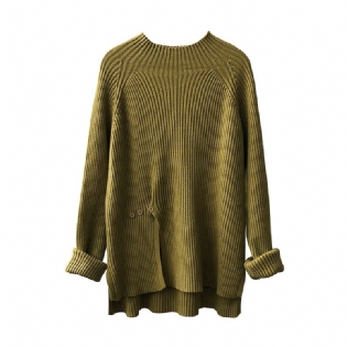 Rullekrave Sweater Dame 2023 Forår Nye Løse Strikoverdele