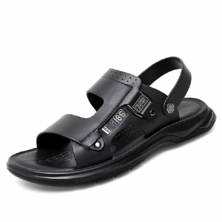 Sandaler Mænd 2023 Sommer Nye Mænds Casual Strandsko Mode Komfortable Bløde Såler Hjemmesko Med Tyk Sål Sko Trend