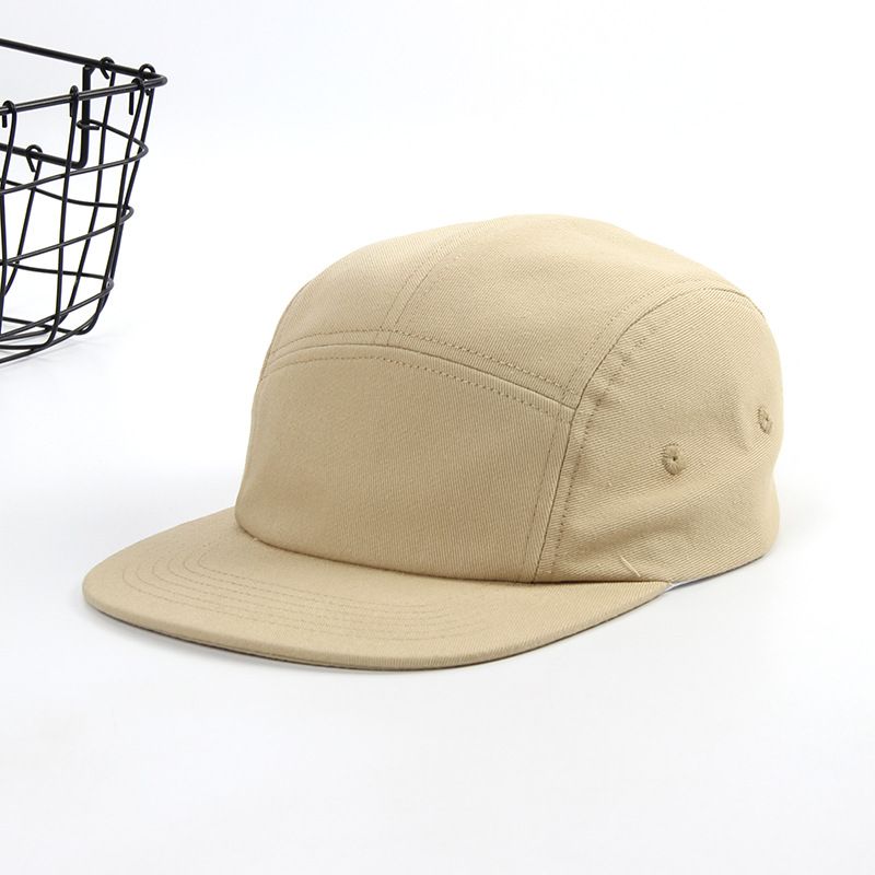 Skateboardkasket I Bomuld I Fem Dele Flykasket Baseballkasket Campingkasket Hip-hop Kasket Trend Mænd Og Kvinder
