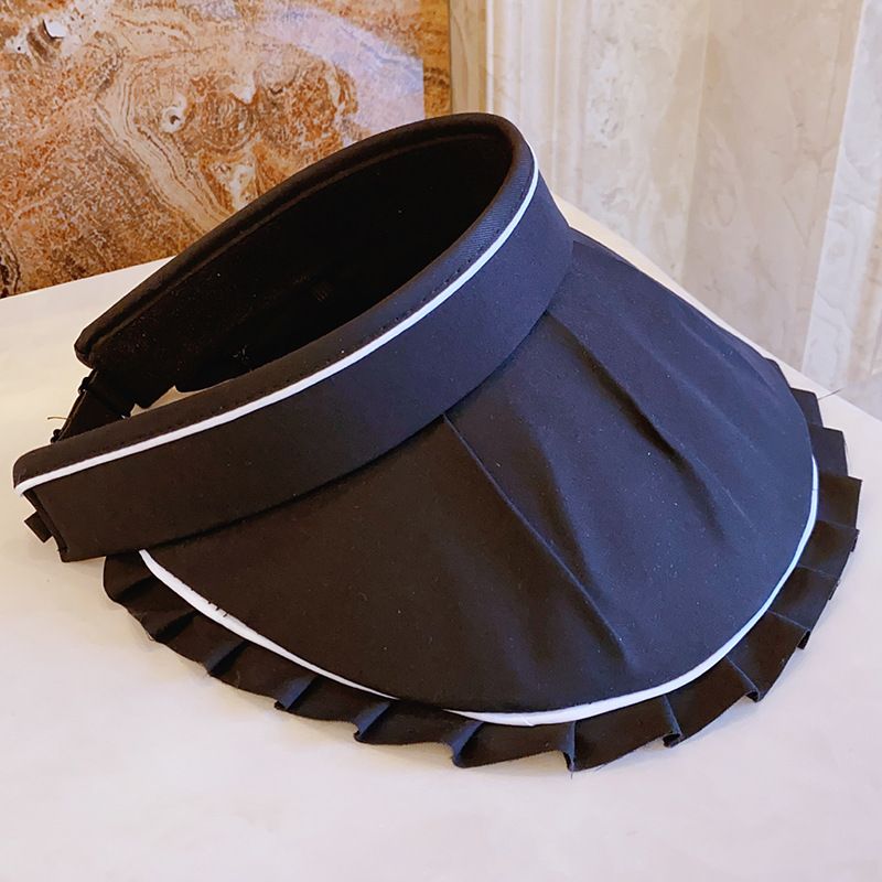 Sommer Blonder Ny Hat Kvinders Anti-uv Tom Top Shell Hat Solsejl Solhat Folde Pandebånd Hat