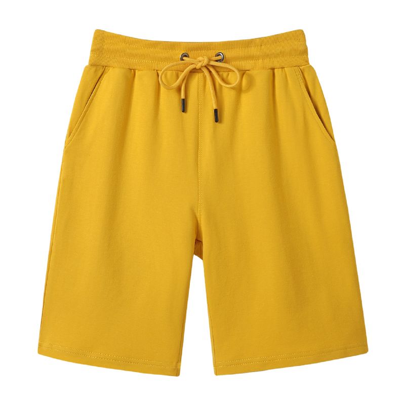 Sommer Bomuld Åndbare Casual Shorts Herre Nye Trend Strand Fem Point