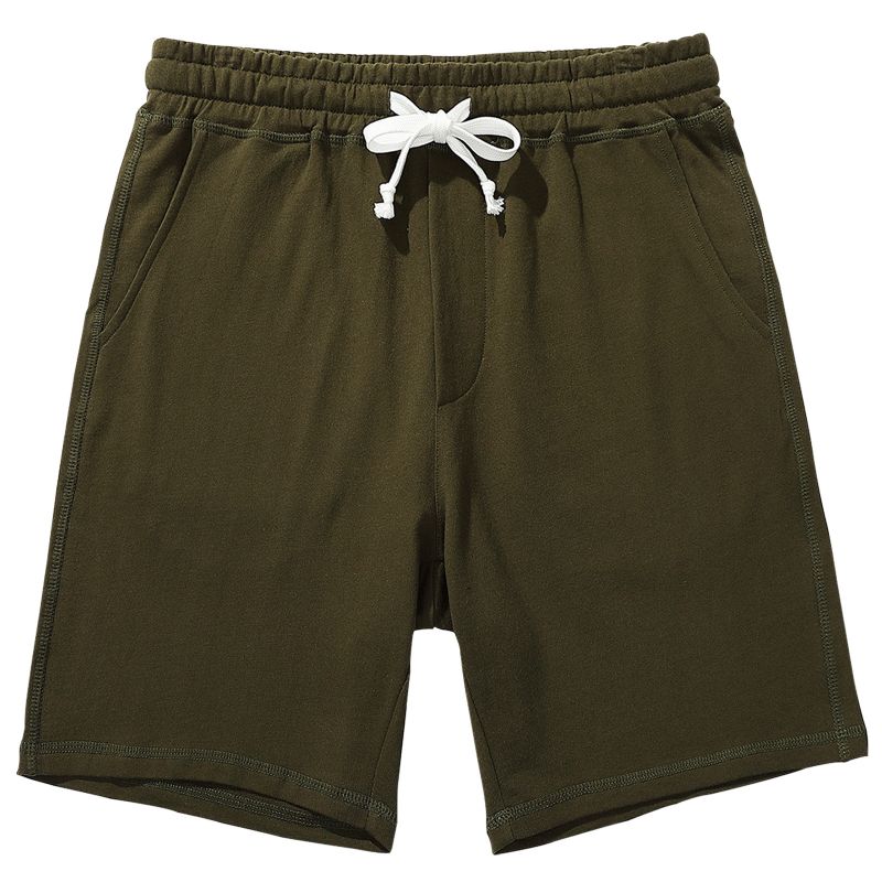 Sommer Mænds Afslappede Løse Shorts Med Snøre Fem Point