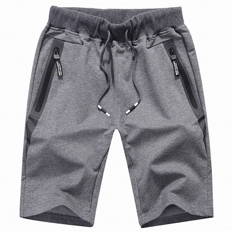 Sommer Nye Afslappede Elastiske Shorts Strikket Fem Point Strand Til Mænd