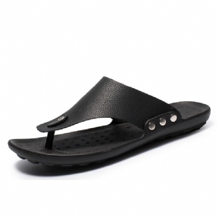 Sommer Nye Sandaler Mænds Flip Flops Strandsko Mode Afslappede Hjemmesko Sko Indendørs Og Udendørs Herresko