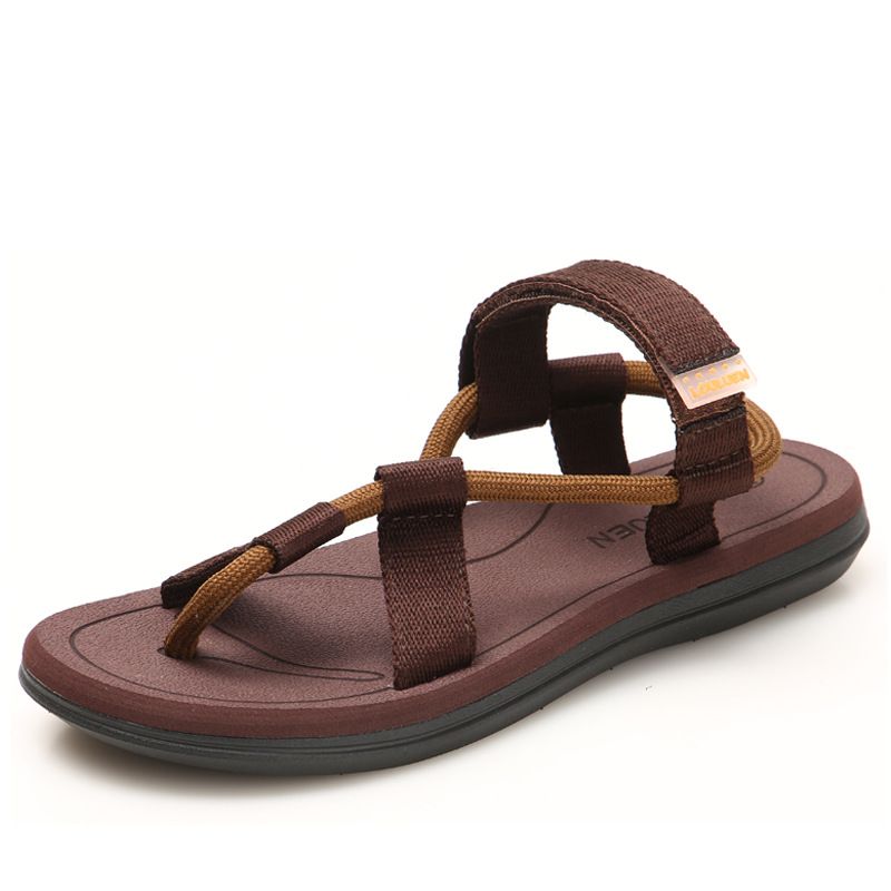 Sommer Nye Strandsandaler Flip Flops Herrepar Klipklapper Udendørs Sandaler Til Mænd Hjemmesko