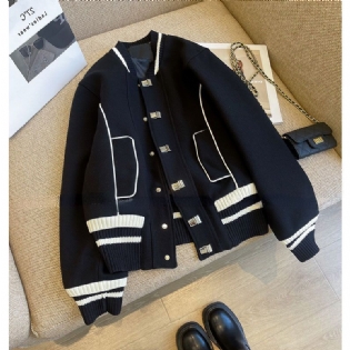 Sort Baseball Kvinders 2023 Cropped Jacket Overtøj