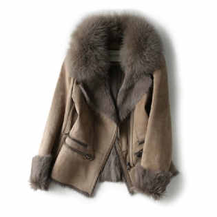 Trend Løs Jakke Dame Frakke Casual Løs