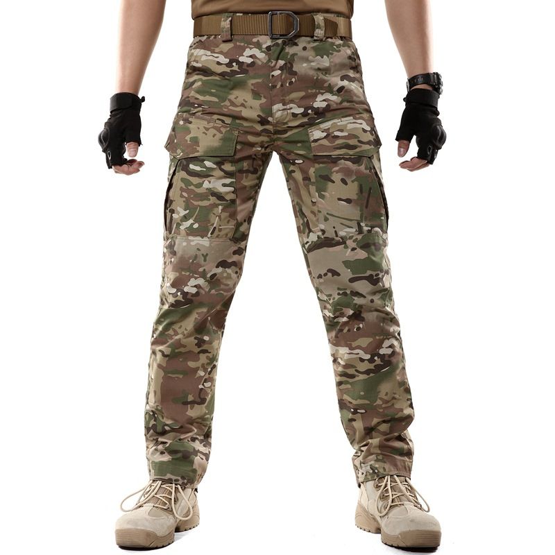 Udendørs Four Seasons Camouflage Bukser Overalls Multi-pocket Åndbare Mænd