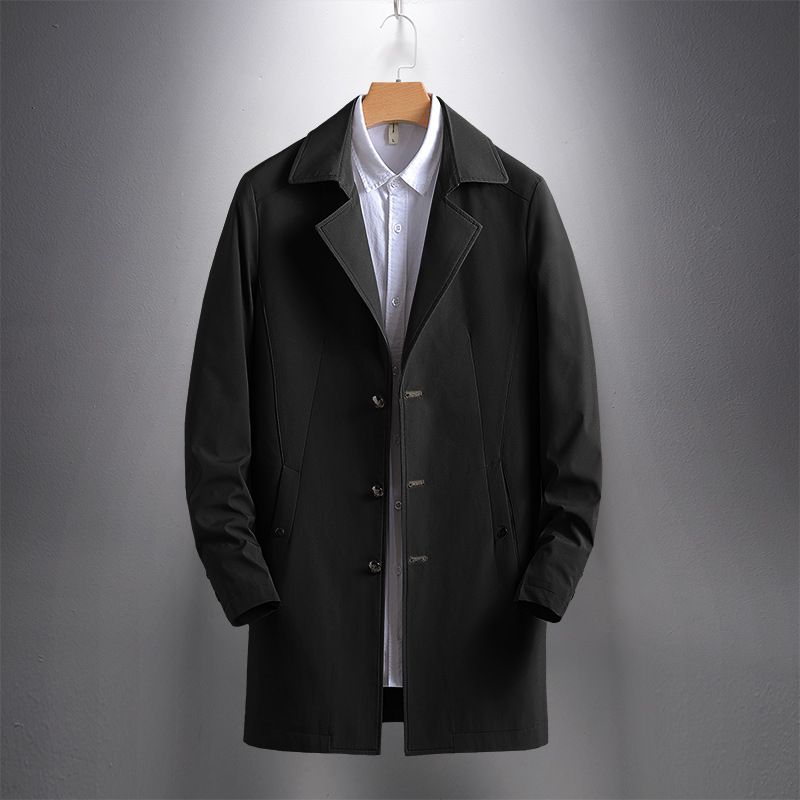 Vindjakke Til Mænd Business Casual Trend Mode Reversfrakke