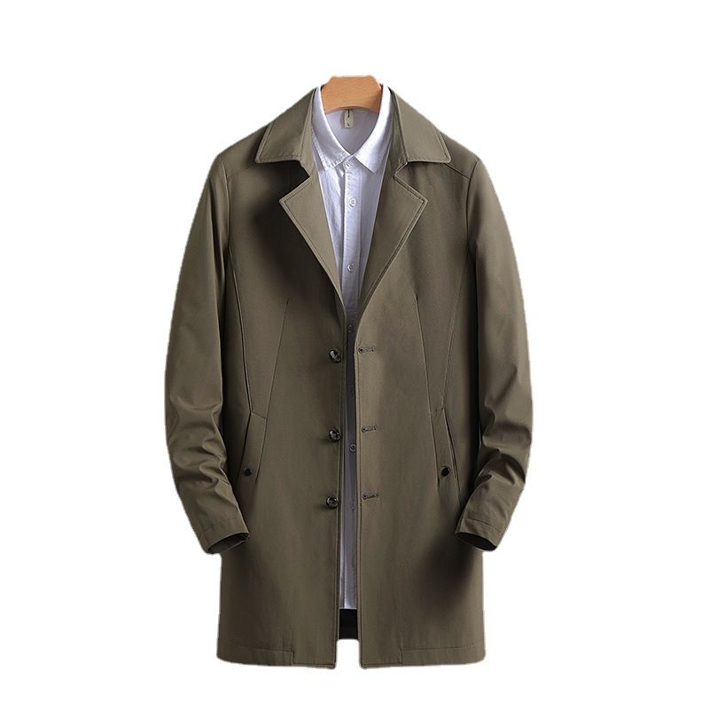 Vindjakke Til Mænd Business Casual Trend Mode Reversfrakke