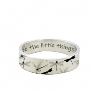 Vintage Graveret Dragonfly Ring