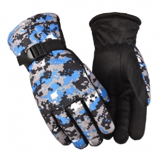 Vinter Ridning Varme Camouflage Handsker Street Stall Ti Yuan Butik Plus Fløjl Tykke