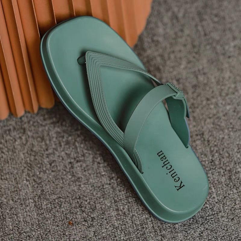 2023 Nye Flip-flops Kvinders Sommer Strandsandaler Hjemmesko Sko Mellemhæl Sko Tyksålede Flip Flops Sko
