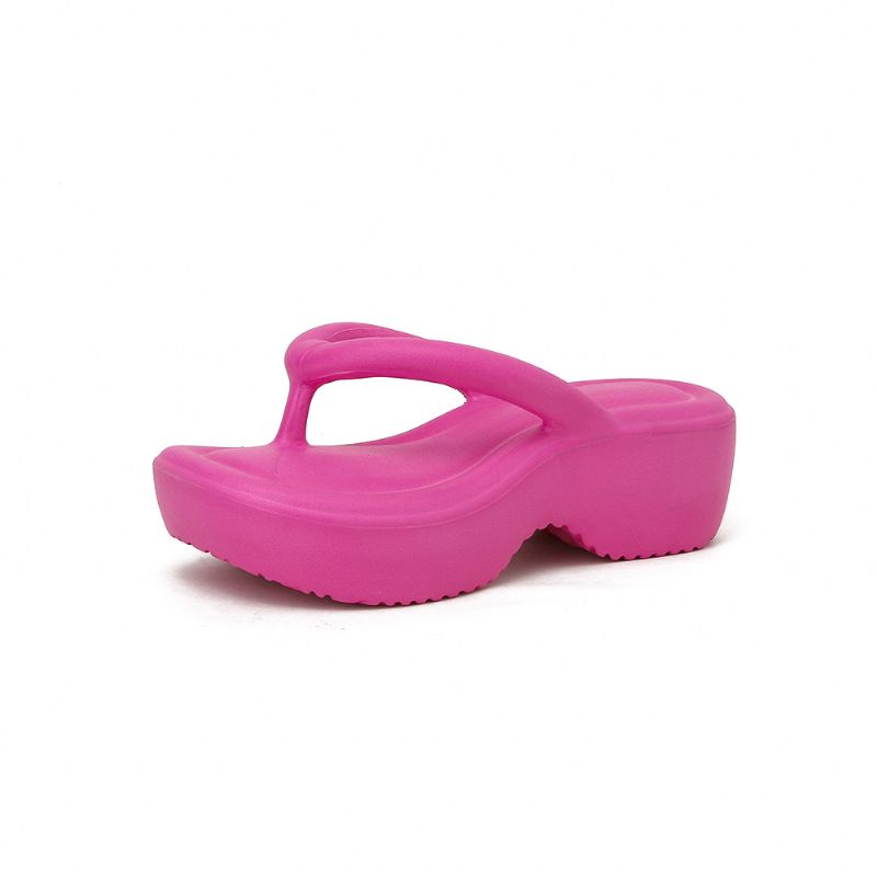 Zhao Lusi Tyksålede Hjemmesko Brødflip Flops Til Kvinder Skridsikre Sandaler Strandsko