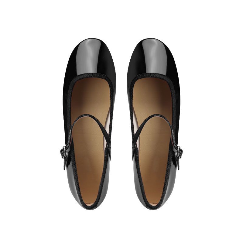 2023 Forår Og Efterår Ny One Word Bælte Doudou Sko Flade Mund Ballet Flats