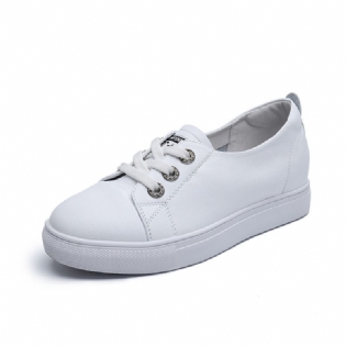 2023 Ny Lavvandet Mund Højde Øge Kvinders Åndbare Afslappede Studerende Slip-on Sneakers Tidevand