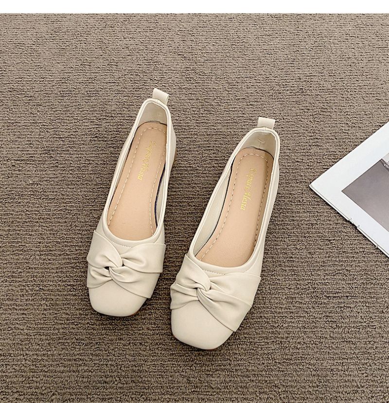 Forår Og Efterår 2023 Nye Og Kvinders Og Nye Bedstemor-sko Flade Slip-on-sko Med Blød Bund