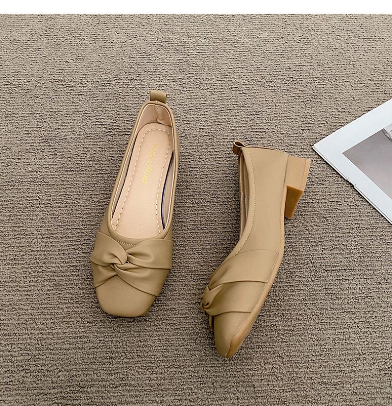 Forår Og Efterår 2023 Nye Og Kvinders Og Nye Bedstemor-sko Flade Slip-on-sko Med Blød Bund