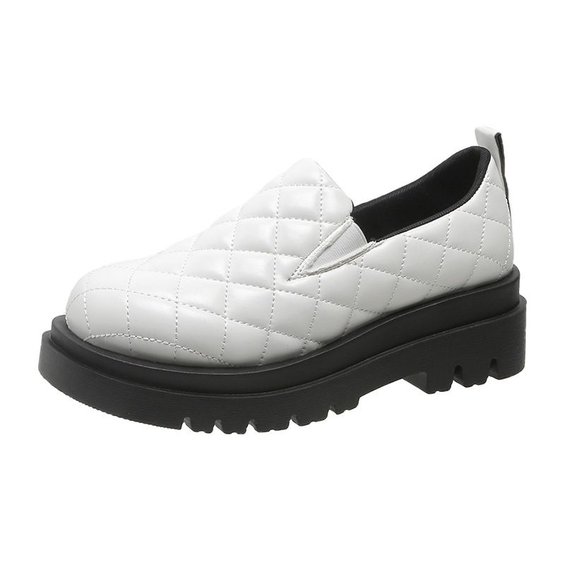 Loafers Kvinders 2023 Nye Store Brødsko Tyksålede Slip-on Trendy Afslappede Flade Sko