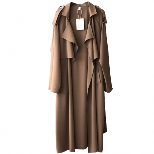 2023 Fashion Temperament Trench Coat Til Kvinder Retro Loose