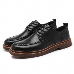 2023 Forår New Fashion Dress Sko Mode Brogue Sko Herre Fritidssko Retro Læder Martin Boots