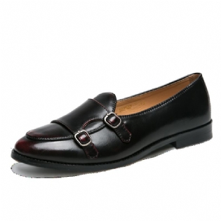 2023 Forår Og Efterår Ny Modefarve Rub Fashion Business Casual Kjole Sko Brogue Sko Retro Herresko