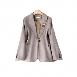 2023 Houndstooth Blazers Afslappet Mode Til Kvinder