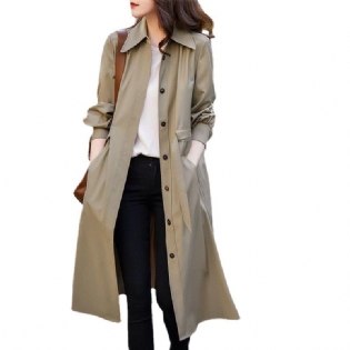 2023 Langærmet Windbreaker Jakke Dame Temperament Trend