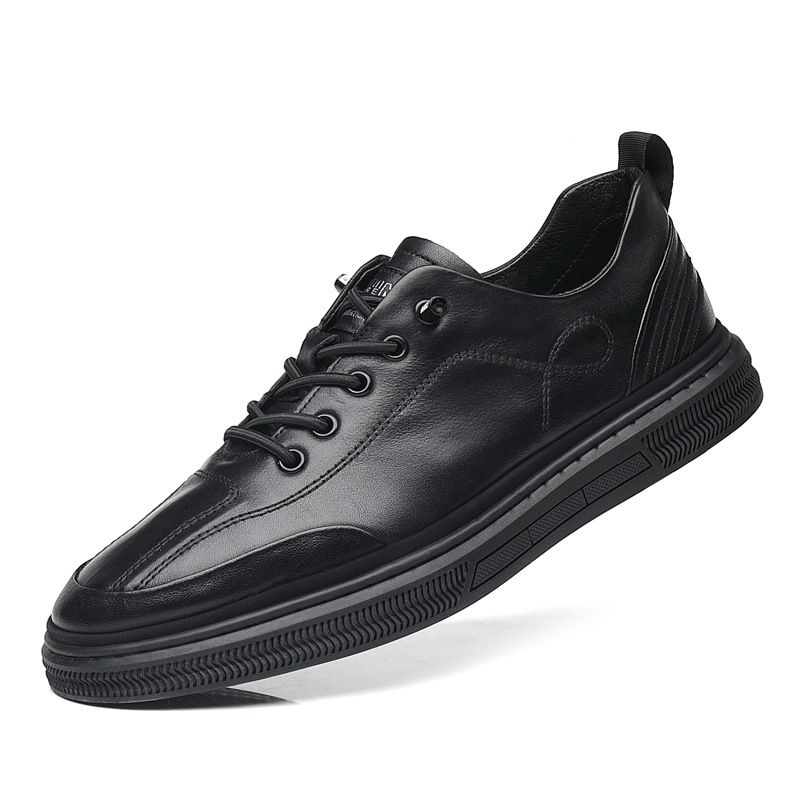 2023 Nye Afslappede Sneakers I Læder Til Mænd Slip-on Flade Sportssko Herremode Herresko