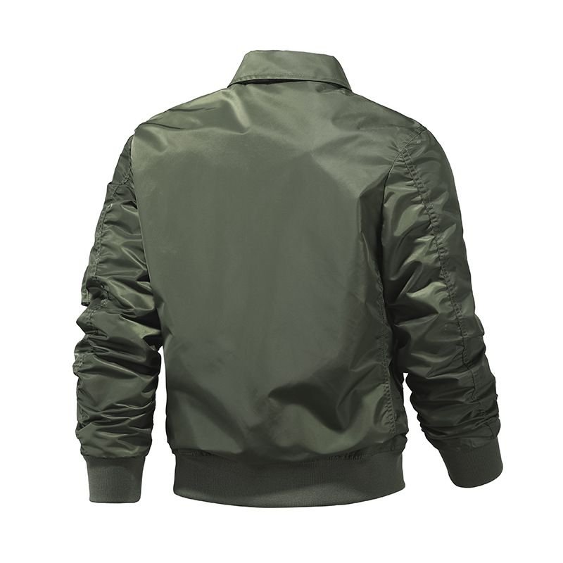 Aviator Jakke Personlighed Revers Mænd Stand Krave