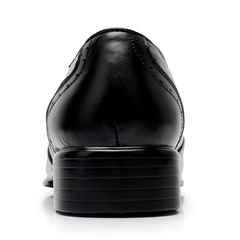 Brogue Sko Kjole Sko Business Derby Casual Sko Mænd Udskåret Formelt Læder