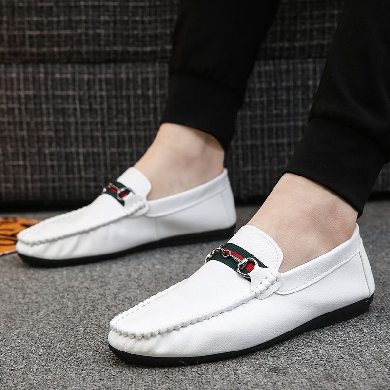 Casual Peas Sko Herre Kjole Sko Sommer Åndbare Trendy Sneakers Business Sko Sko