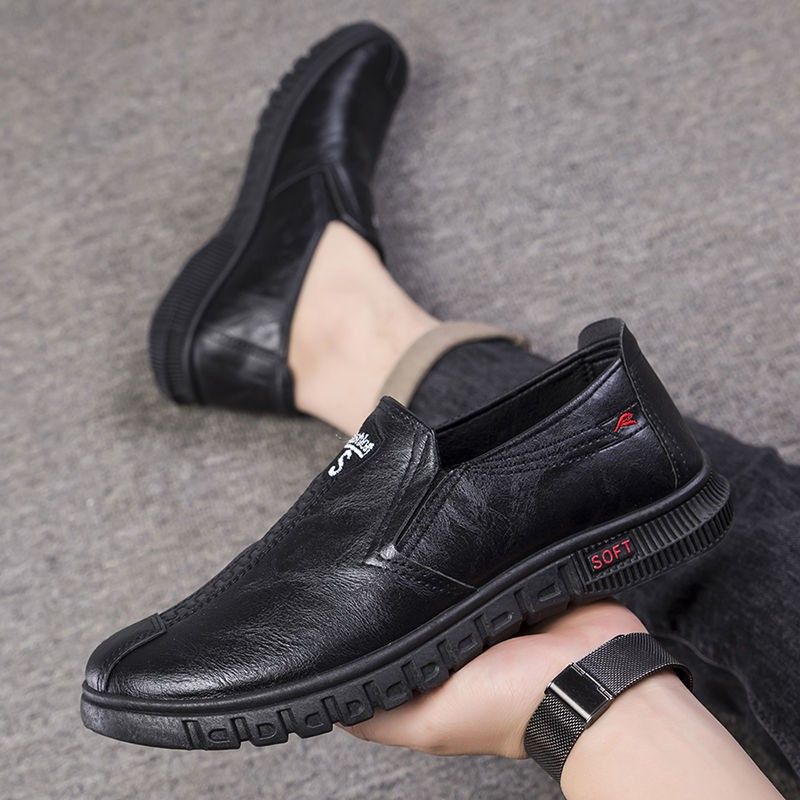 Dress-sko Herre Slip-on Forår 2023 Mode Platform Sko Low Top Dress Sko Trendy Sko Sko Fritidssko
